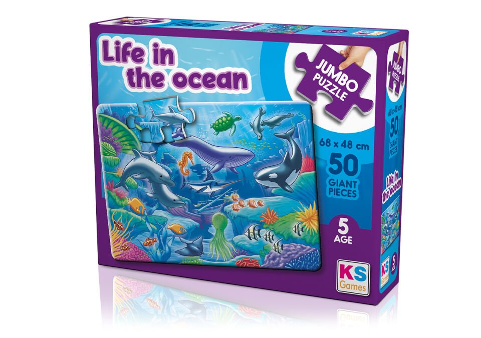 Ks Games Baby Puzzle 50 Parça Life In The Ocean