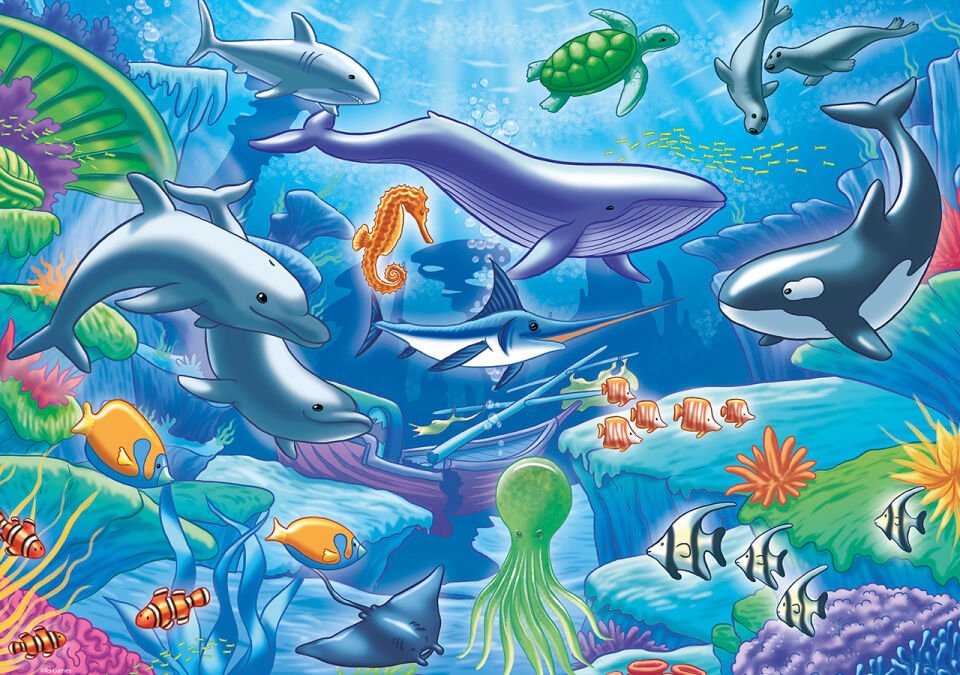Ks Games Baby Puzzle 50 Parça Life In The Ocean