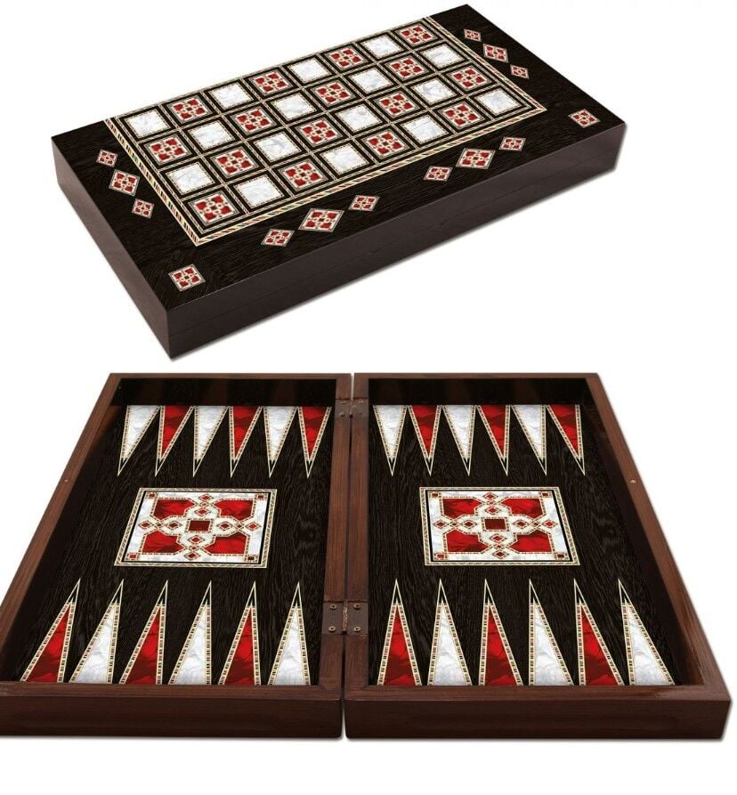 Star Polyester Antik Tavla Sedefli