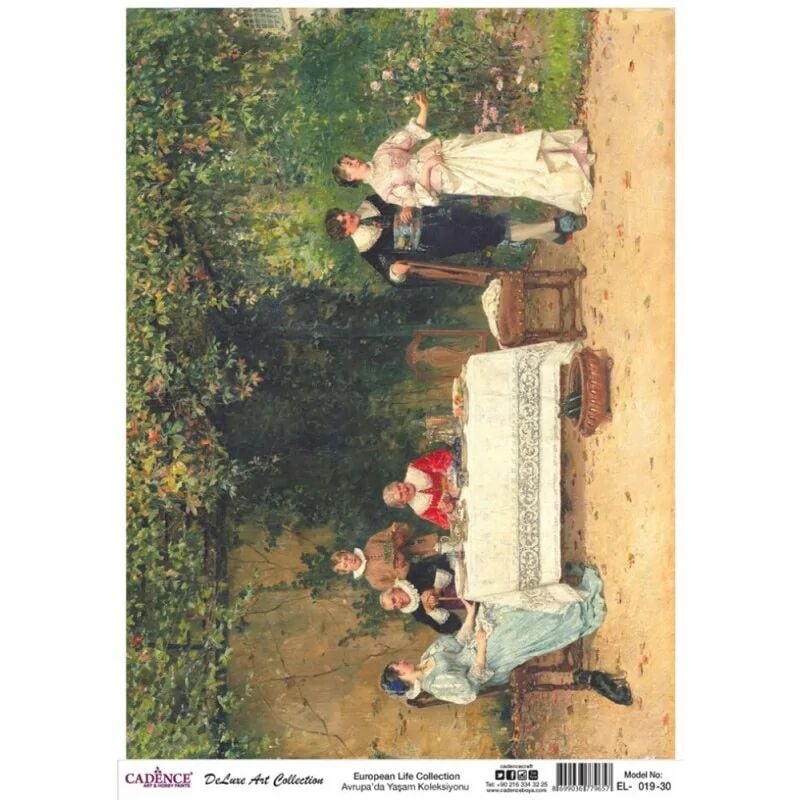 Cadence Avrupada Yaşam Koleksiyonu El-18 30x42 Cm