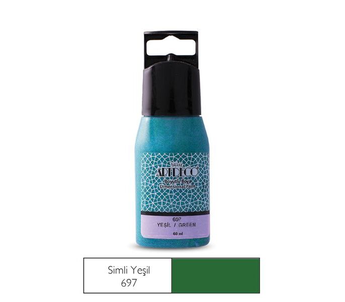 Artdeco Simli Boyutlu Boya 60 Ml Yeşil 697