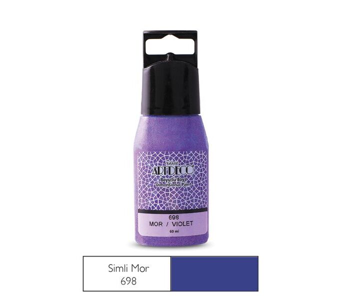 Artdeco Simli Boyutlu Boya 60 Ml Mor 698