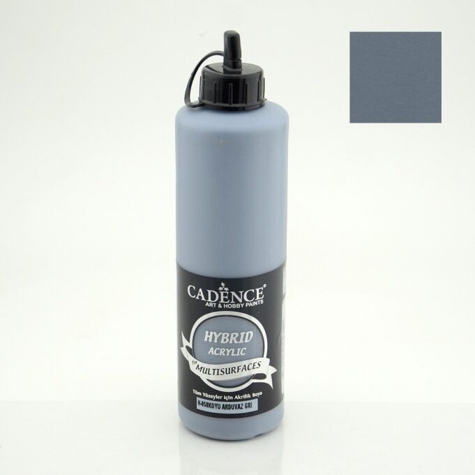 Cadence Hybrid Akrilik Multisurfaces H-058 Koyu Arduvaz Gri 500 Ml