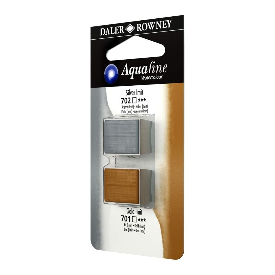 Daler Rowney Aquafine H/P Set 24 Silver (Imıt)/Gold (Imıt)