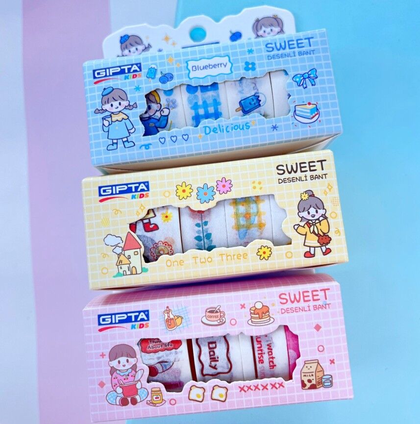 Gıpta Renkli Bant Sweet 5 Li