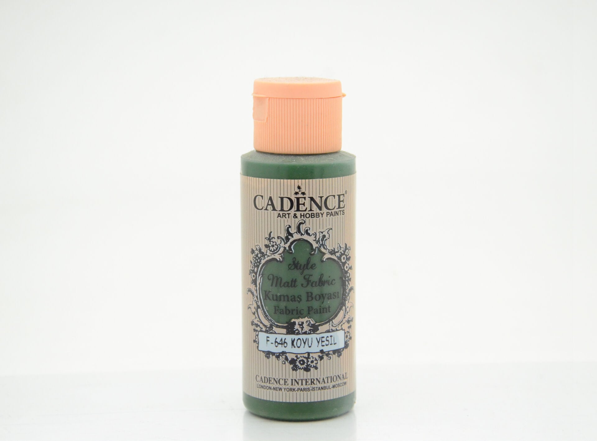Cadence Style Matt Kumaş Boya F-646 Koyu Yeşil 59 Ml