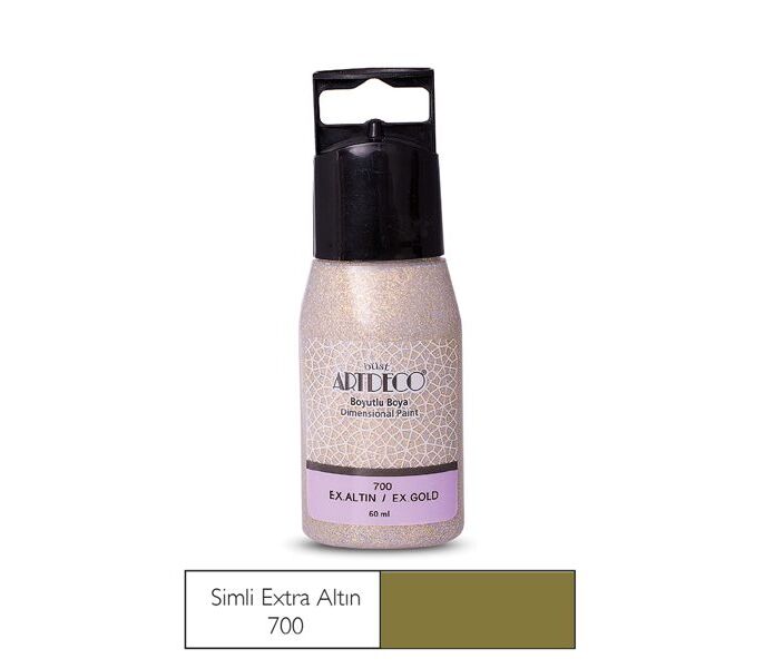 Artdeco Simli Boyutlu Boya 60 Ml Ekstra Altın 700