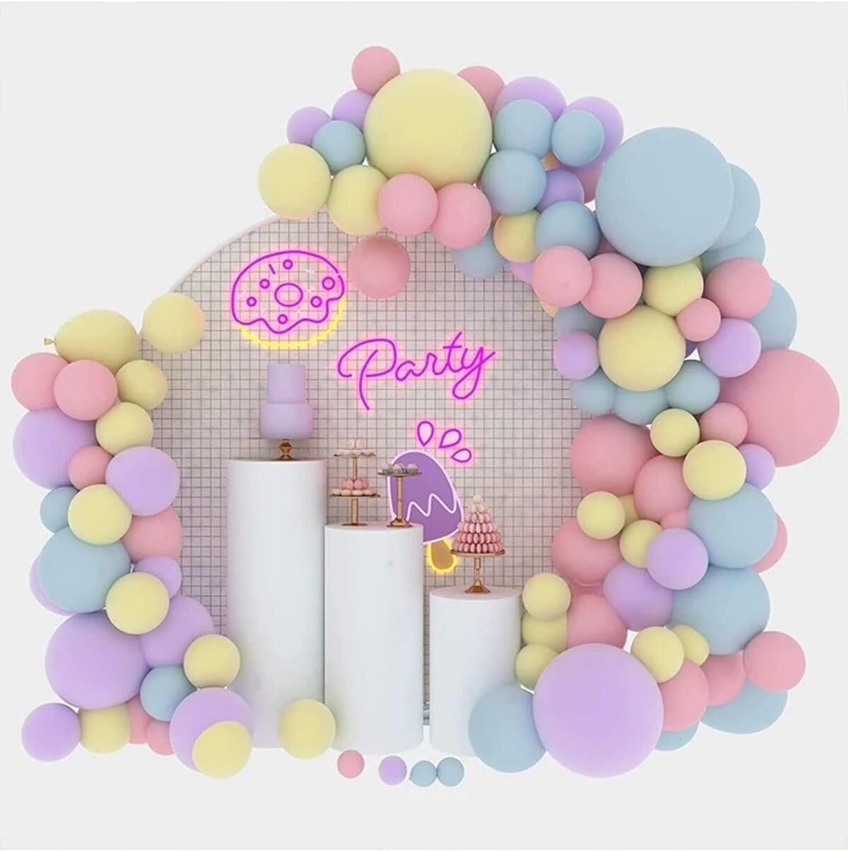 Gemar Balon Macaron Karışık 12'' 100 Lü Paket