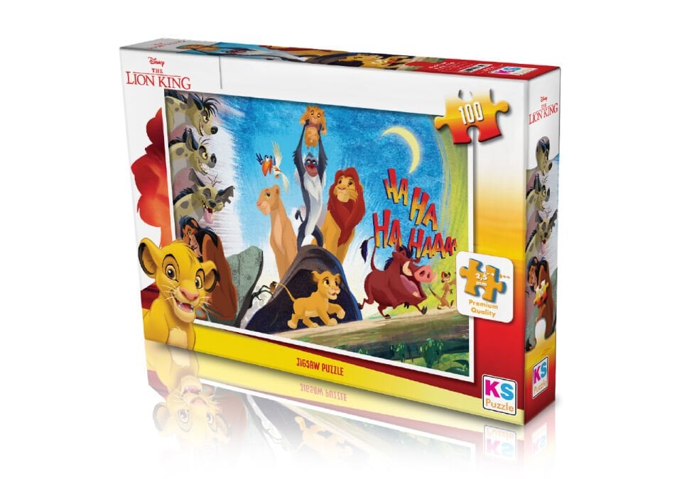 Ks Games 100 Parça Puzzle Lion King