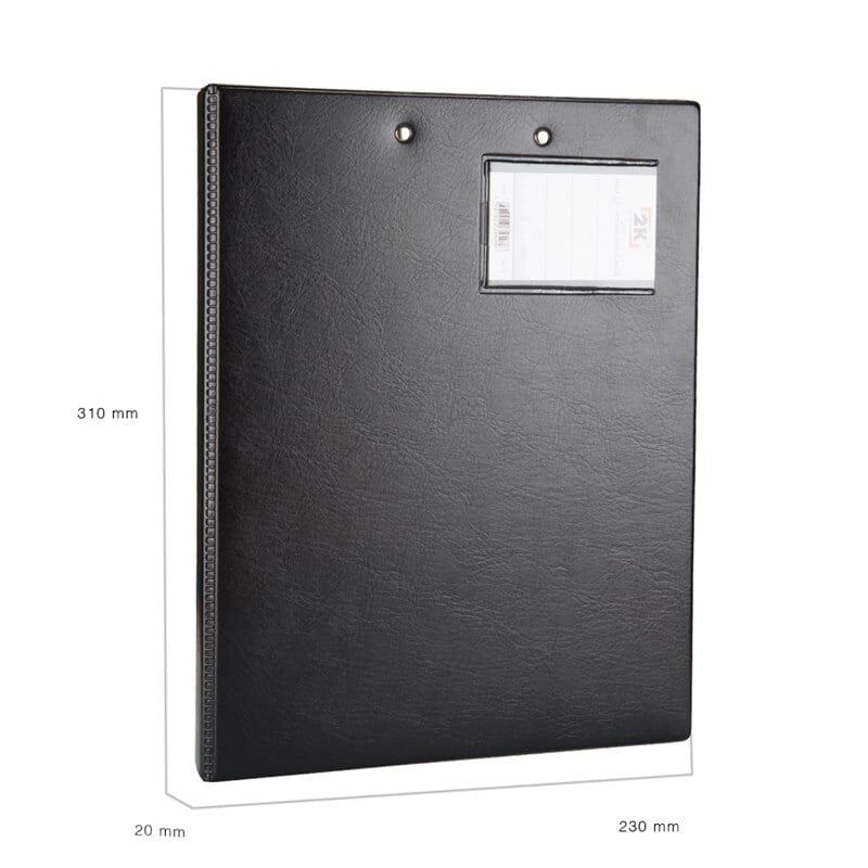 2K Evrak Sunum Klasörü Sekreterlik A4 Biala 150 Yaprak 295 Siyah 26x32 Cm