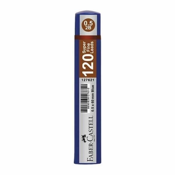 Faber-Castell Grip Min Soft 0.5 2B 60mm 120 Li Duman Mavi