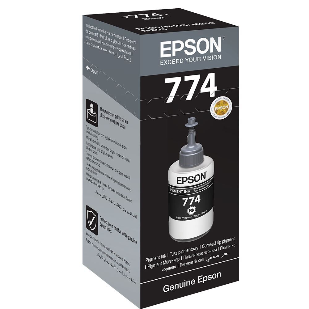 Epson T7741 Siyah Şişe Mürekkep