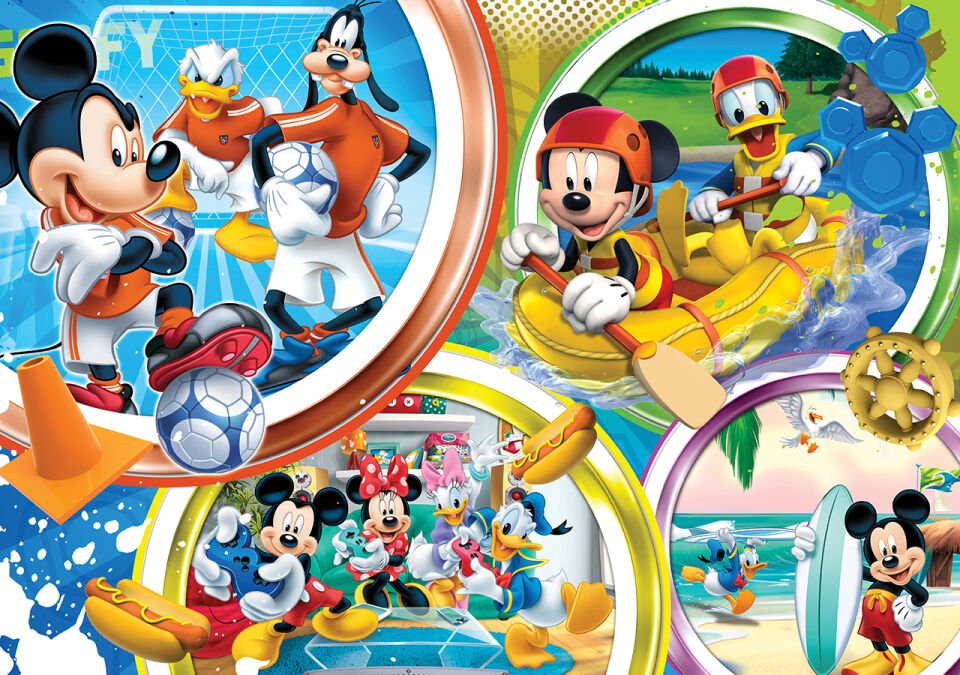 Ks Games 200 Parça Puzzle Mickey Mouse