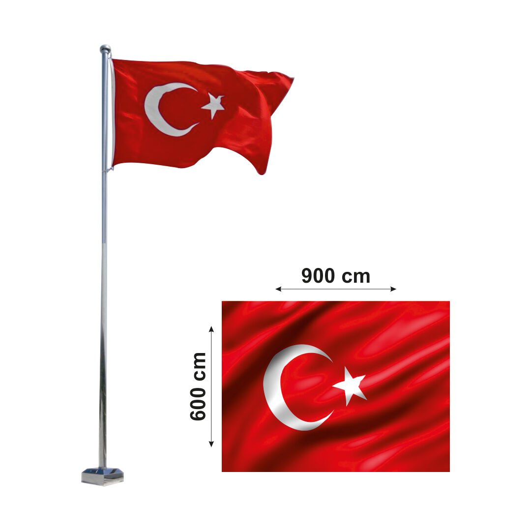Buket 600x900 Cm Türk Bayrağı