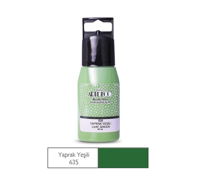 Artdeco Boyutlu Boya 60 Ml YaprakYeşili 635