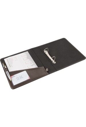 2K Evrak Sunum Klasörü A4 Pvc 3 Cm 2 Halkalı 200 Yaprak 2997 Kahverengi 27x32 Cm