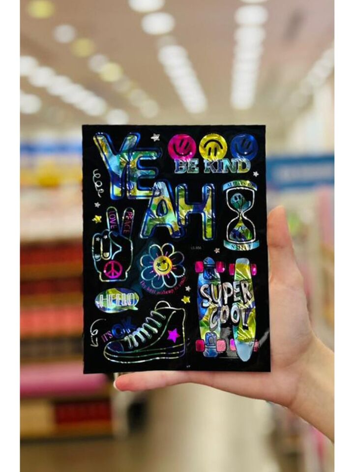 Gıpta Sticker Latest 14x21 Cm 3 D Hologram Be Kind