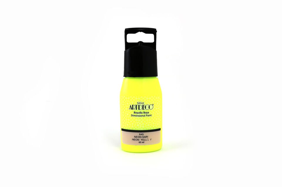 Artdeco Neon Boyutlu Boya 60 Ml Neon Sarı 645