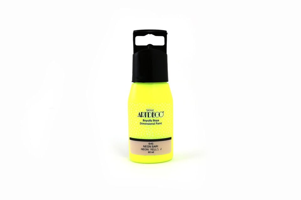 Artdeco Neon Boyutlu Boya 60 Ml Neon Sarı 645