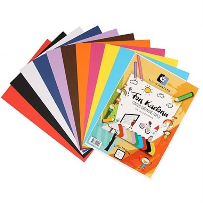 Alex Fon Kartonu 25x35 Cm 10 Lu Poşet Alx-194