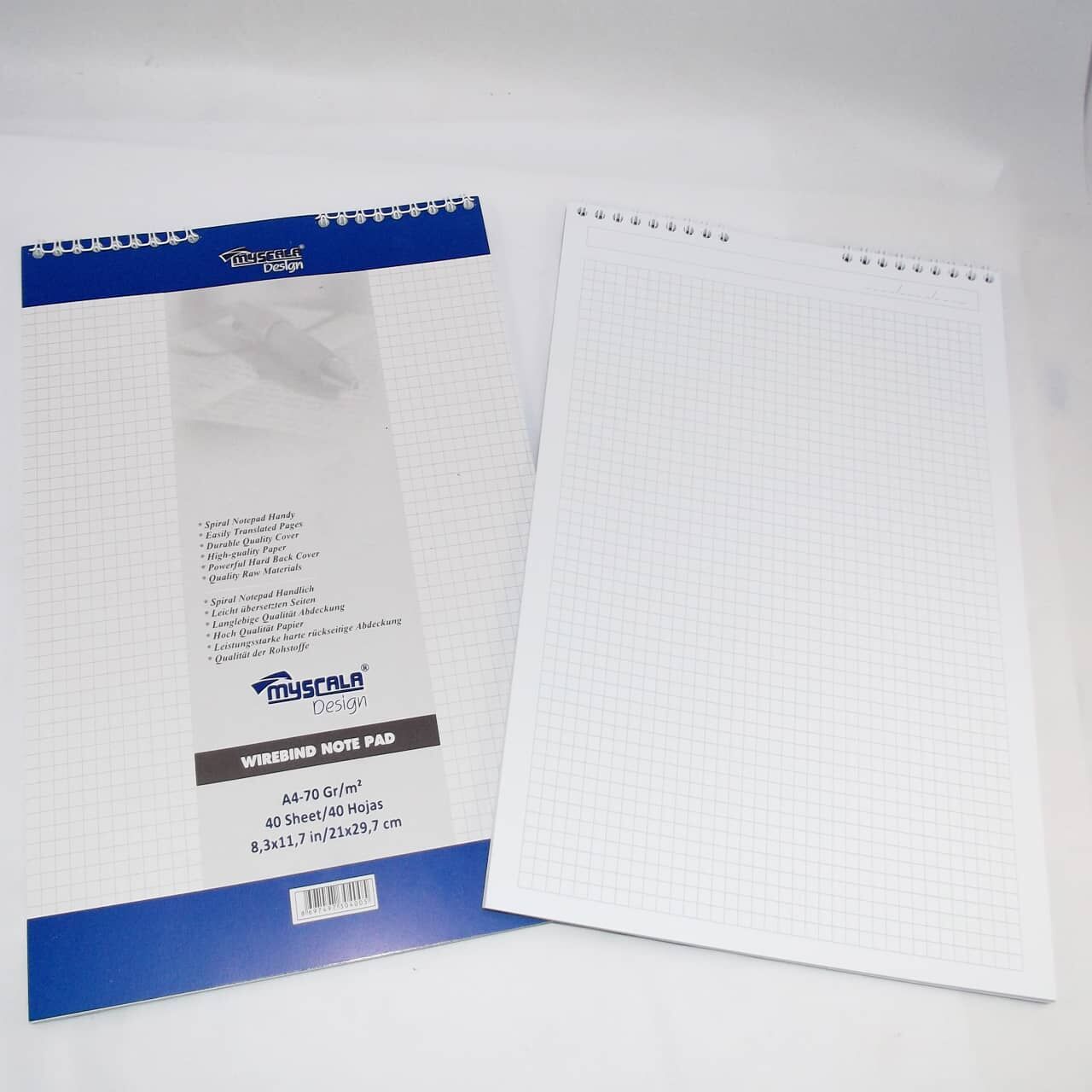 Özkan Spiralli Bloknot A5 80 Yaprak Kareli