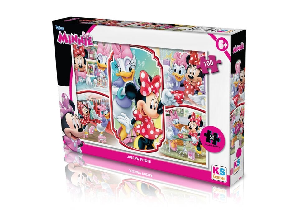 Ks Games 100 Parça Puzzle Minnie Mouse