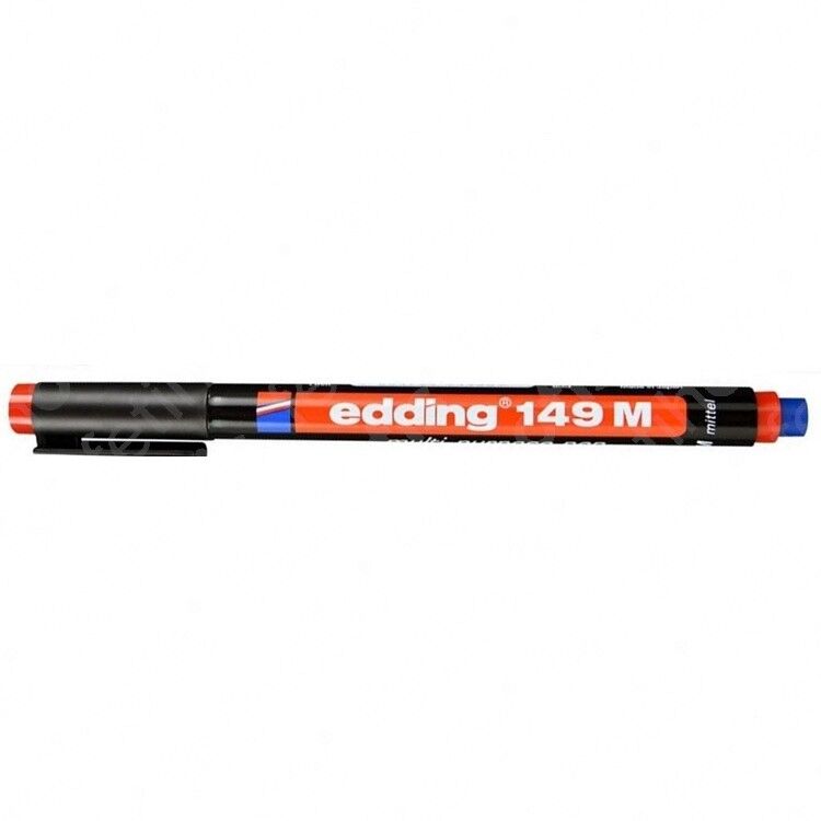 Edding 149M Asetat Kalemi Silgili Mavi