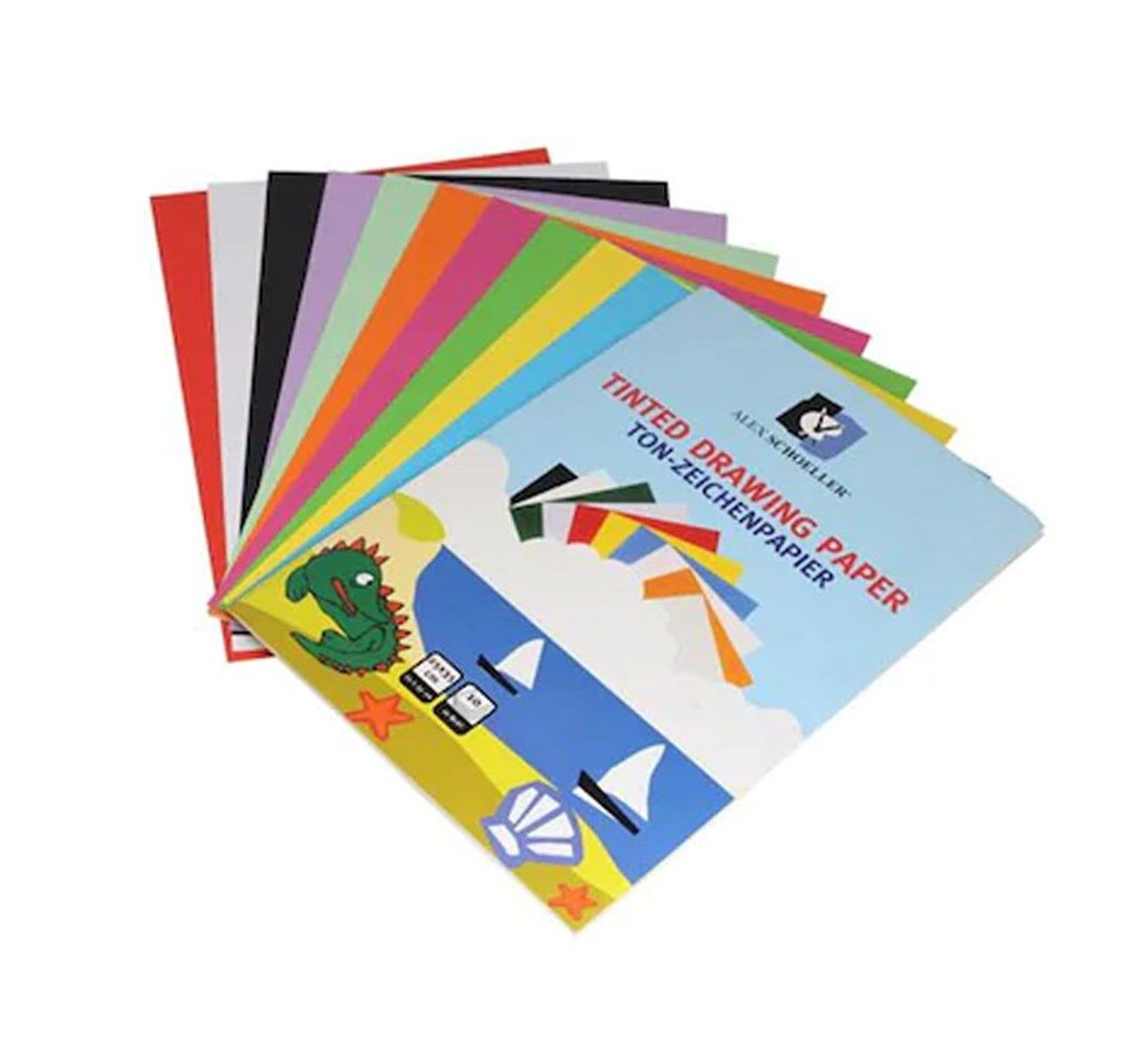 Alex Fon Kartonu 25x35 Cm 10 Lu Dosyalı Alx-006