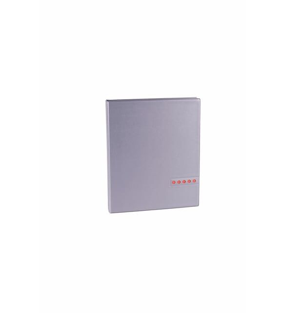 2K Evrak Sunum Klasörü A4 Pvc 3 Cm 4 Halkalı 200 Yaprak 2998 Gri 27x32 Cm