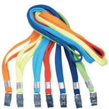 Mapi Klipsli-Polyester Dokunma Kart Askı İpi Sarı 50 Adet