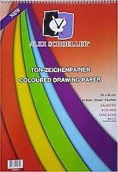 Alex 10 Renk Spiralli Fon Blok 14,85x10 Cm 120 Gr alx-776