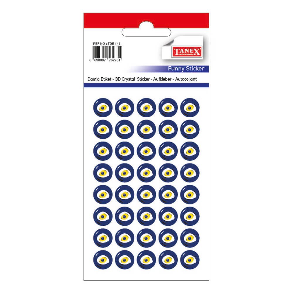 Tanex Tde-141 Nazar Boncuğu 10 Mm Damla Etiket