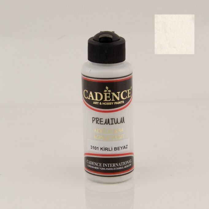 Cadence Premium Akrilik Boya 3101 Kirli Beyaz 120 Ml