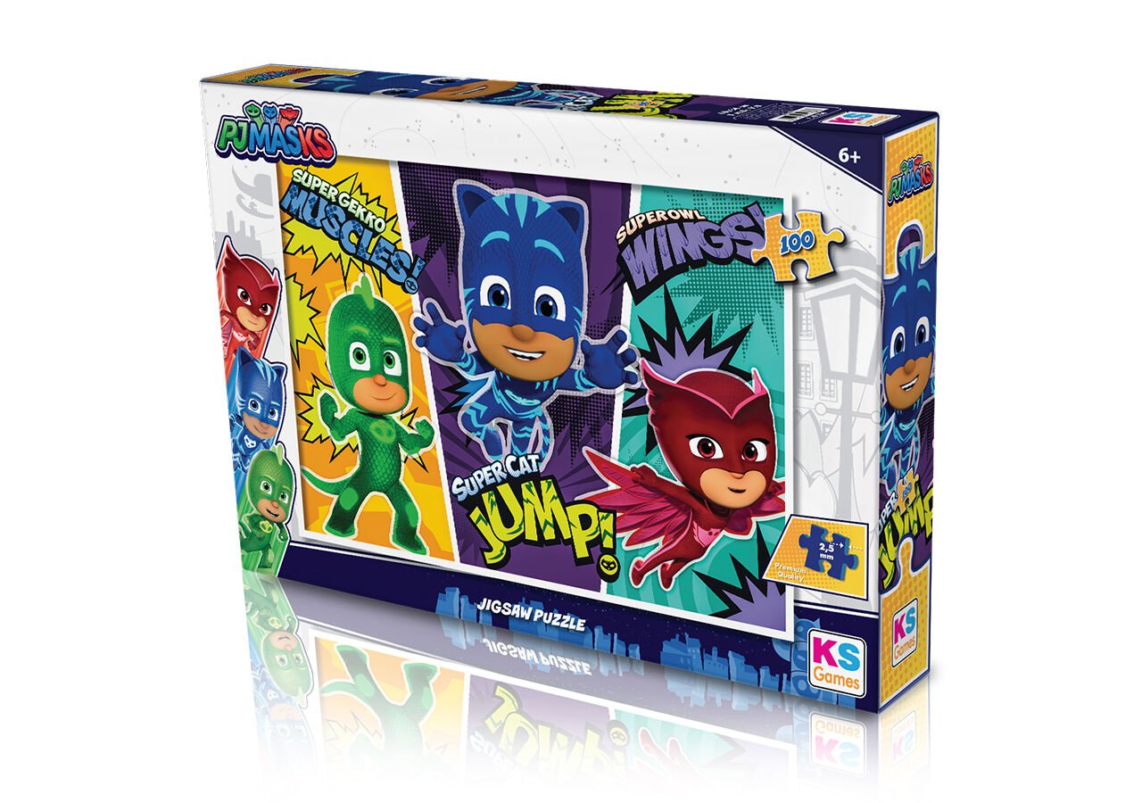 Ks Games 100 Parça Puzzle Pj Masks