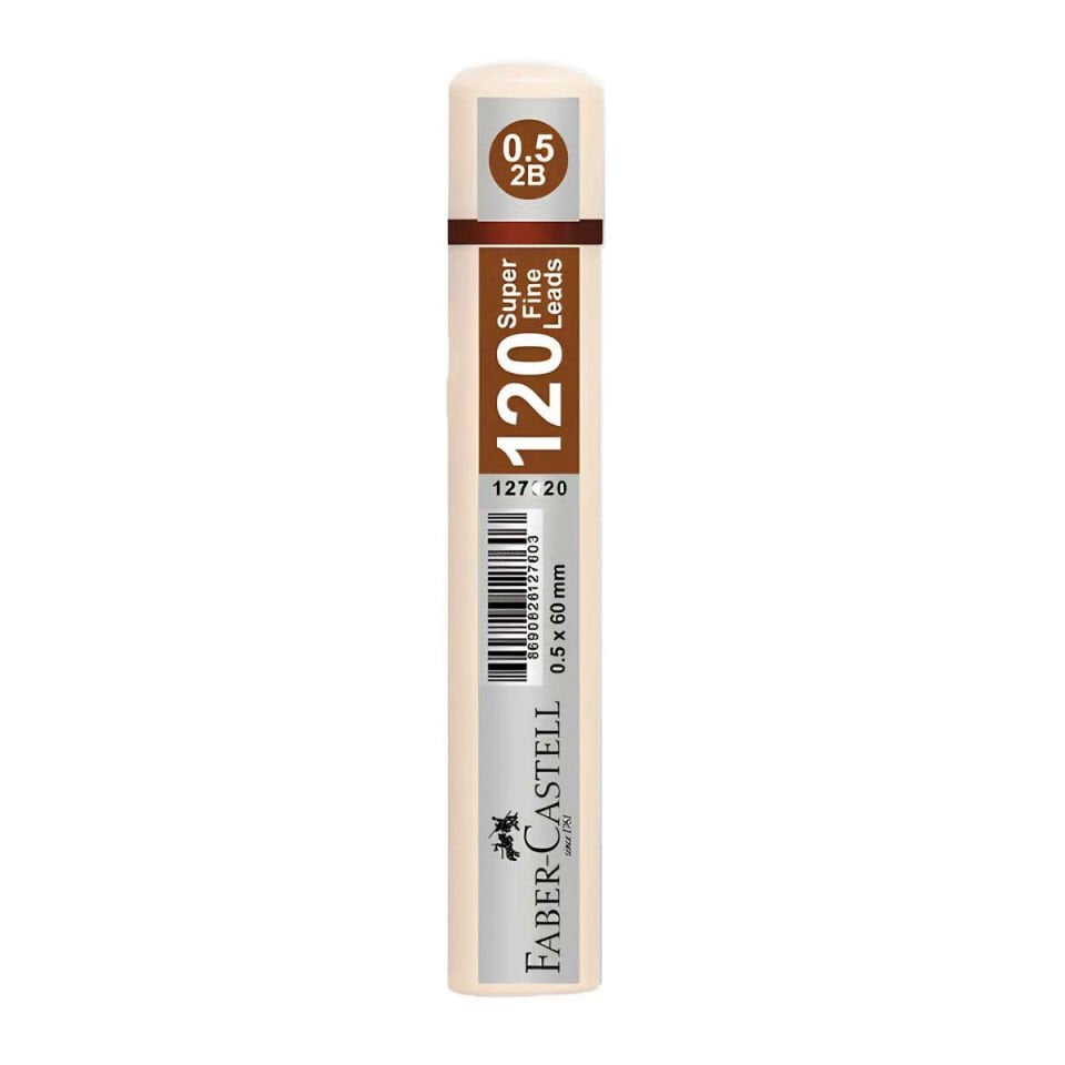 Faber-Castell Grip Min 0.5 2B 60mm 120 Li Süt Rengi