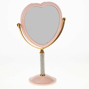 Gıpta Ayna Flowers Simli Kare