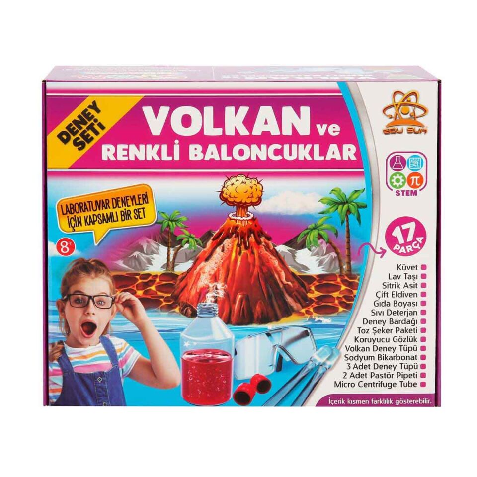 Sunman Bilim Set Volkan ve Baloncuk