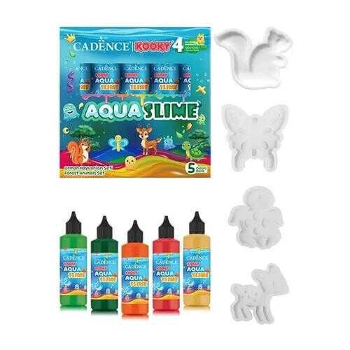 Cadence Kooky Aquaslime Orman Hayvanları Seti Set 5x90 Ml