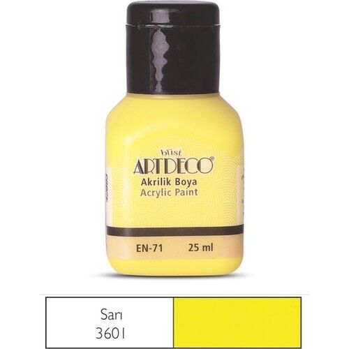 Artdeco Akrilik Boya 25 Ml Sarı 3601