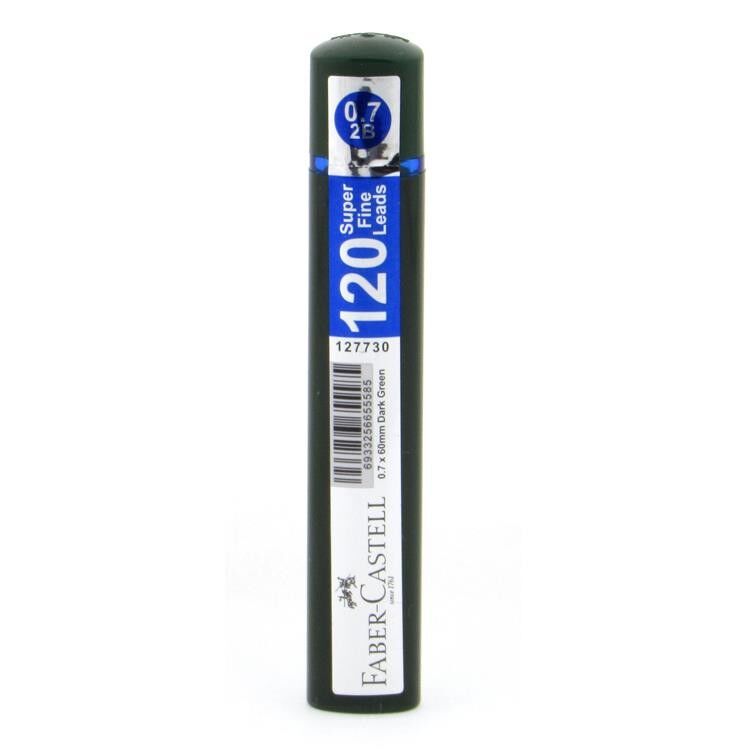 Faber-Castell Grip Min 2023 0.7 2B 60mm 120 Li Koyu Yeşil