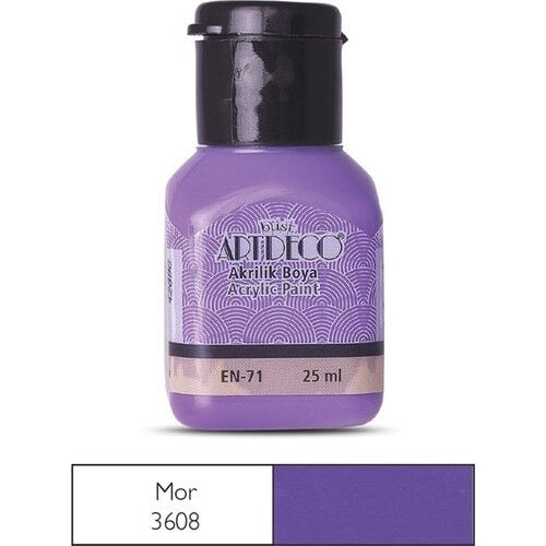 Artdeco Akrilik Boya 25 Ml Mor 3608