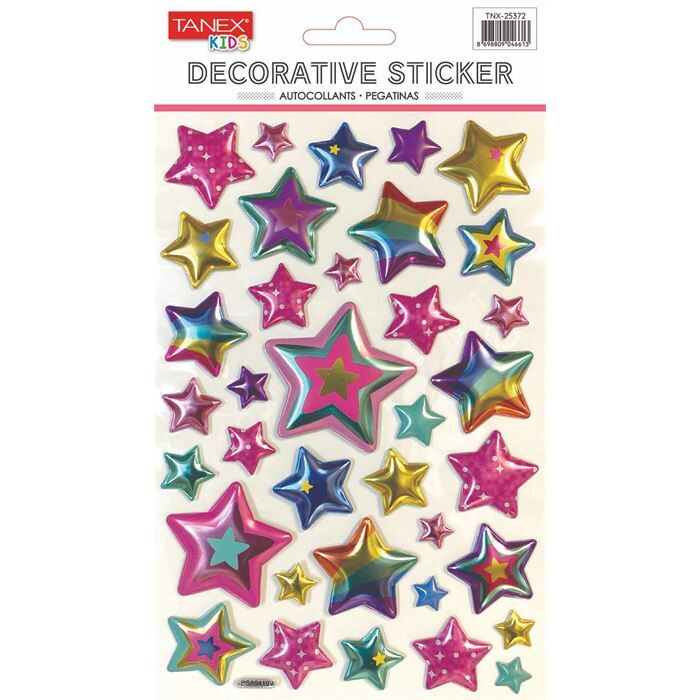 Tanex Tnx-25372 Yıldız Balon Serisi Puffy Etiket