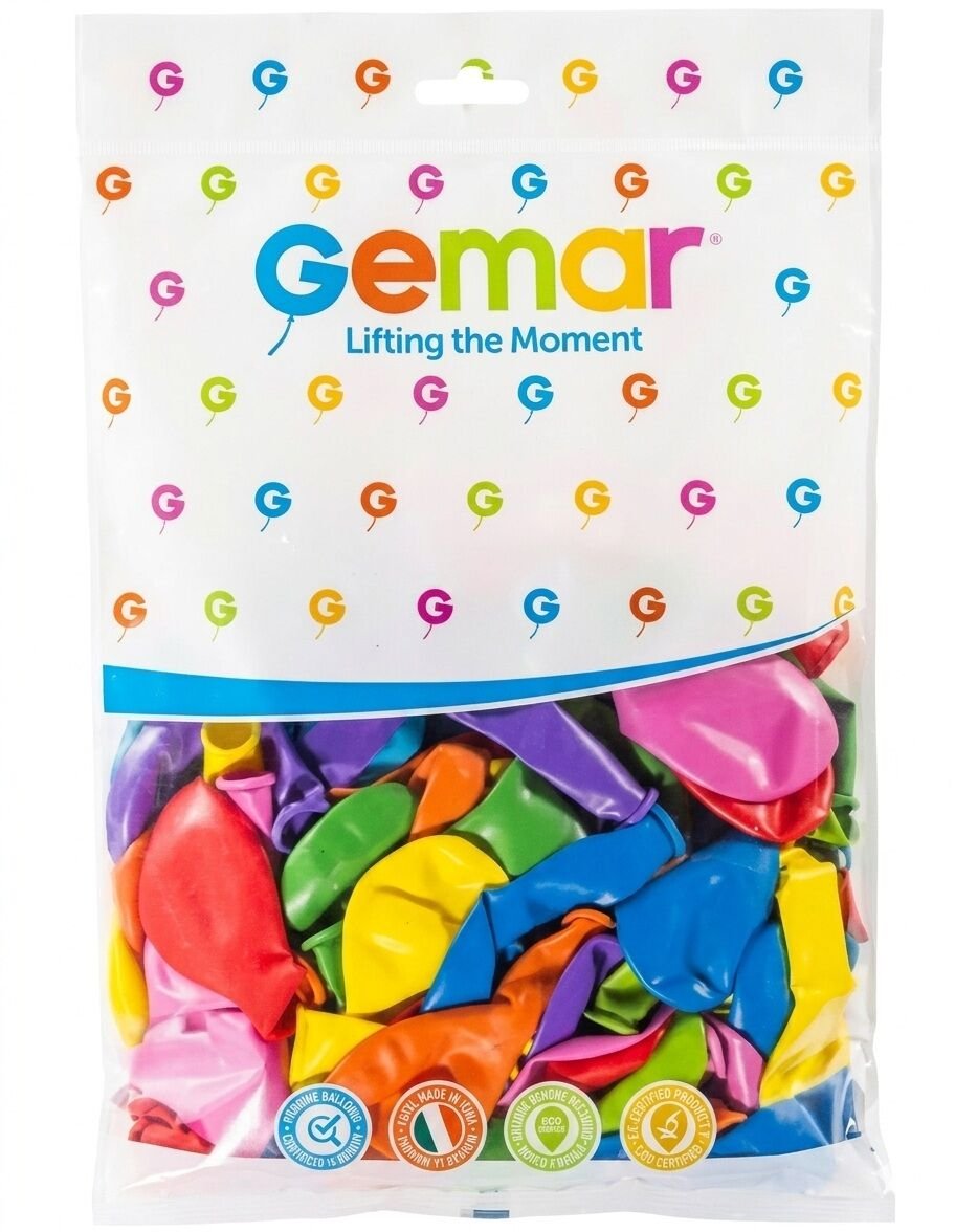 Gemar Balon14A Karışık 10'' 100 Lü Paket