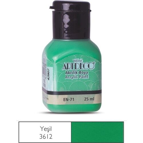 Artdeco Akrilik Boya 25 Ml Yeşil 3612