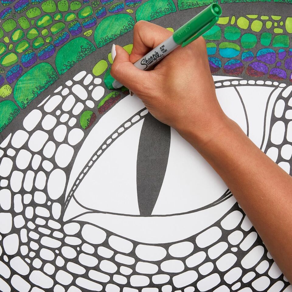 Sharpie Fine Permanent Markör 30 Lu Karışık Kutu - Kertenkele