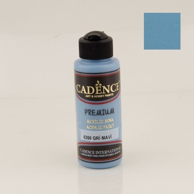 Cadence Premium Akrilik Boya 6266 Gri Mavi 120 Ml