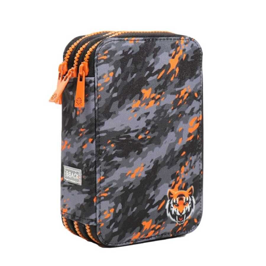 B Back 3 Katlı Kalemlik Tiger