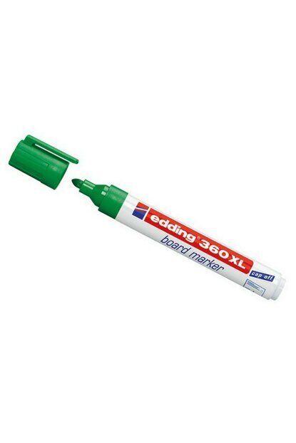 Edding 360XL Beyaz Tahta Kalemi Cap Off Yeşil