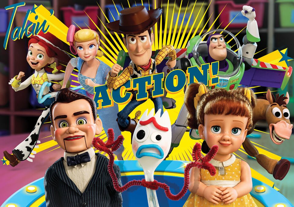 Ks Games 100 Parça Puzzle Toy Story