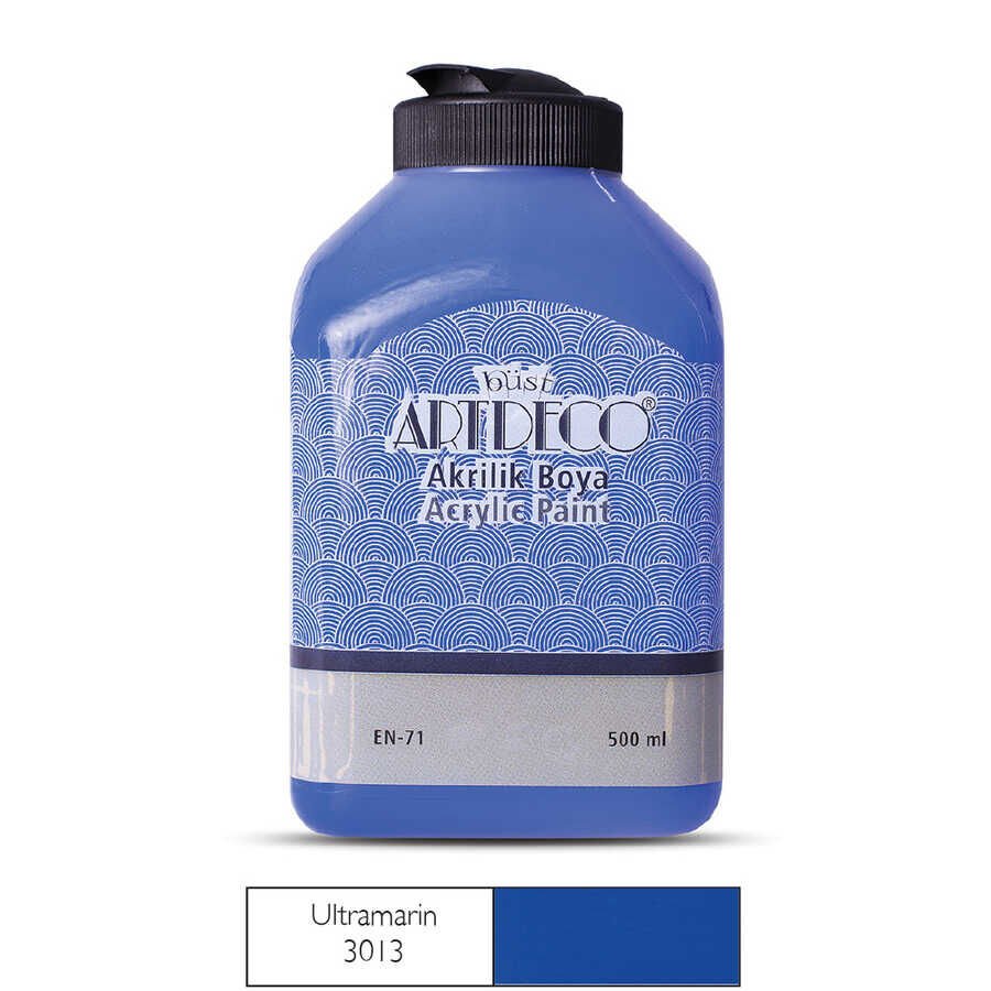 Artdeco Akrilik Boya 500 Ml Ultramarin 3013